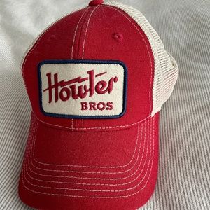 Mens Trucker Hat - Howler Brothers RED